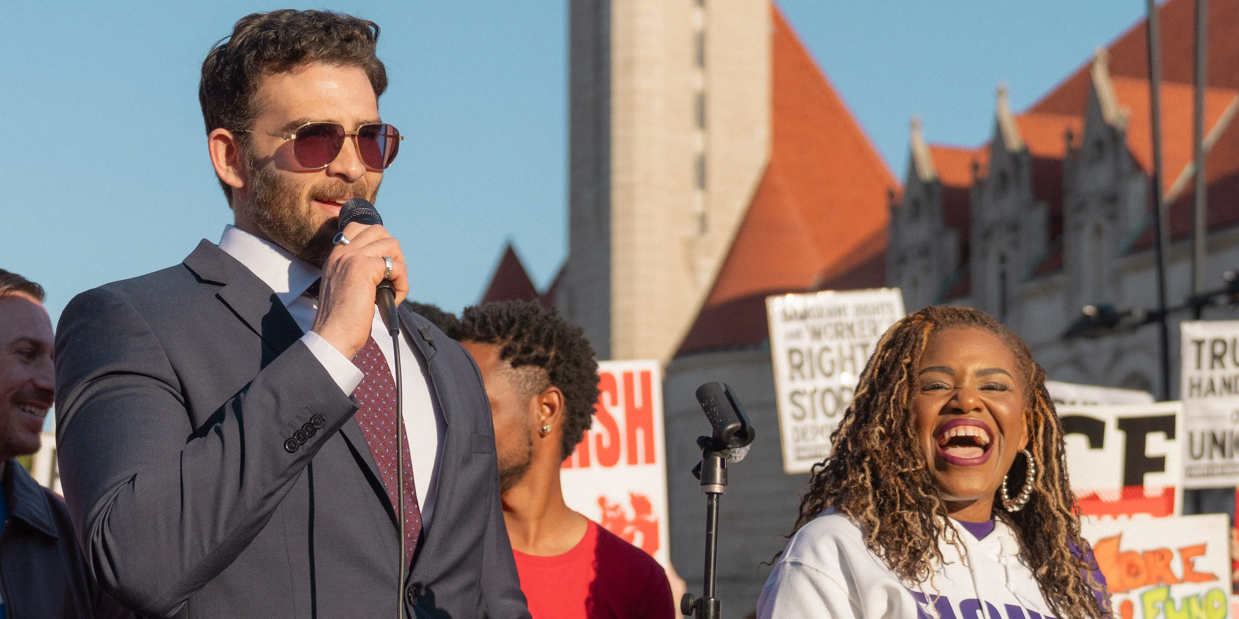 Hasan Piker campaigns for Cori Bush in Missouri primary election