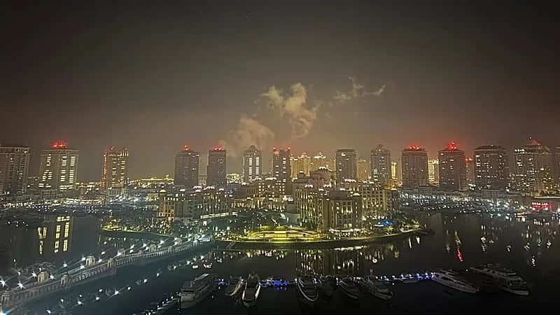 Qatar air defence intercepts fresh Iranian missile barrage over Doha