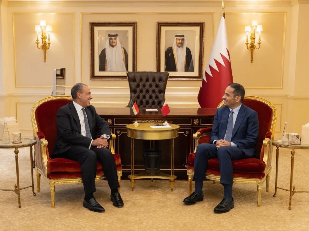 Qatar PM meets foreign ministers of Egypt, Sweden, Germany