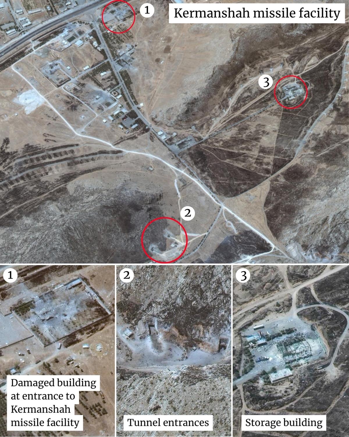 Missiles Launched From Base Near Kermanshah In Western Iran