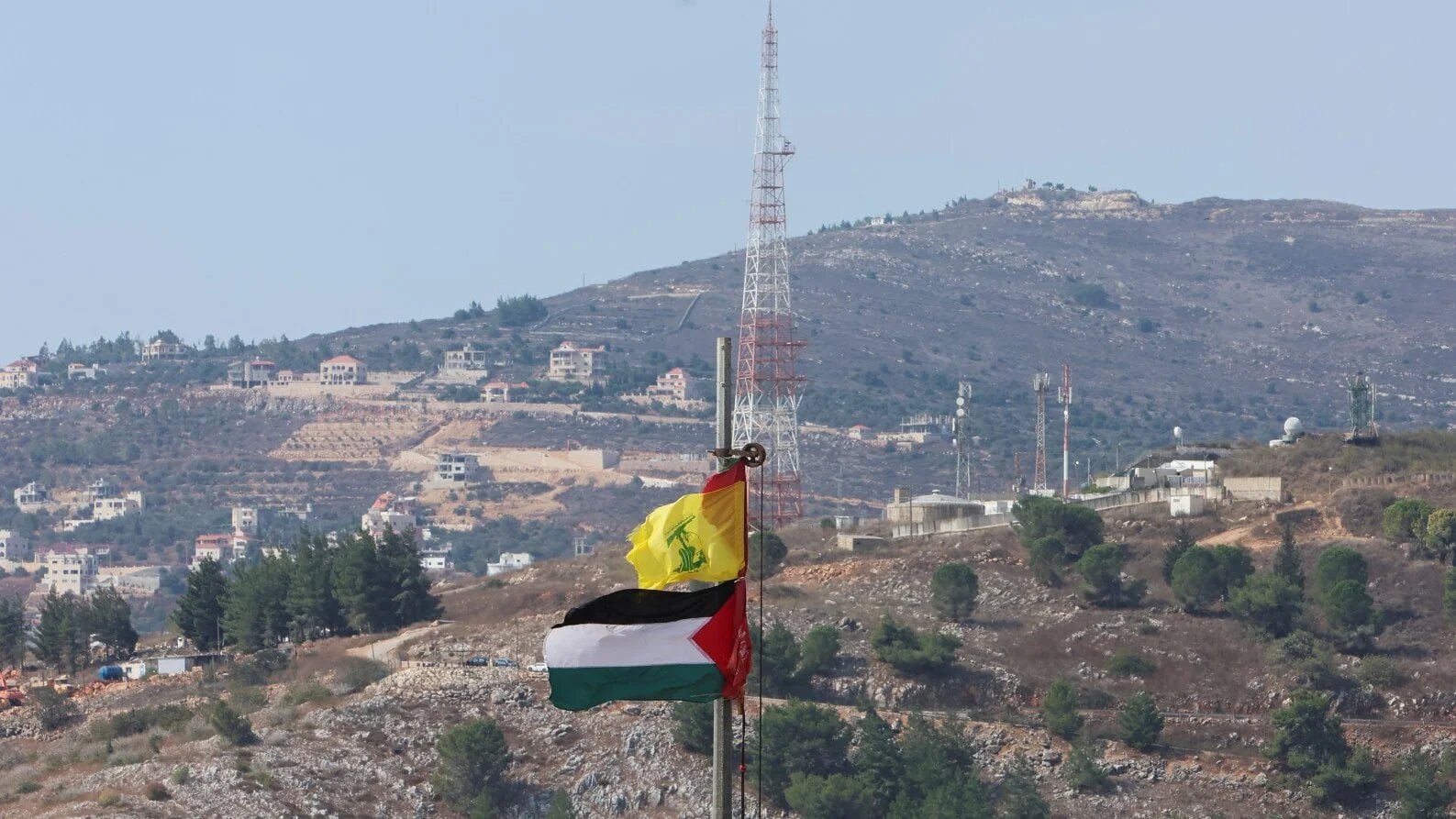 Hezbollah Shells Israeli Gathering Near Town of Al-Tiri in Southern Lebanon