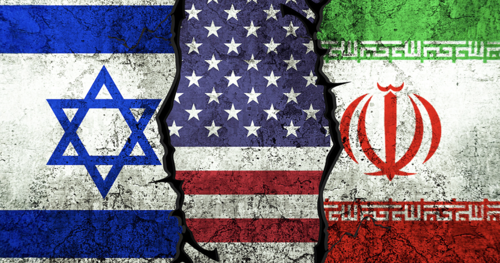 Iranian television broadcasts footage of rockets being launched at American and Israeli positions.