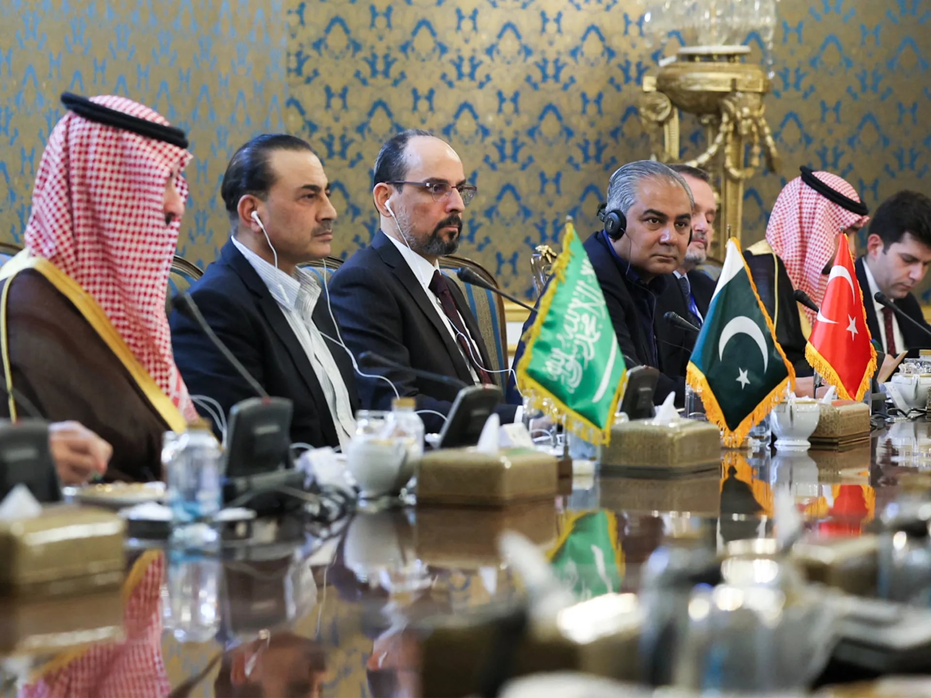 Mecca pact members Pakistan, Saudi Arabia and Turkiye meet Iran's leaders in Tehran