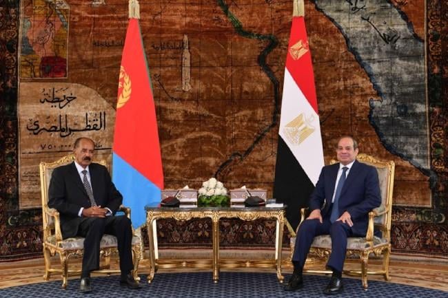El-Sisi and Afwerki to discuss bilateral ties and regional issues in Cairo