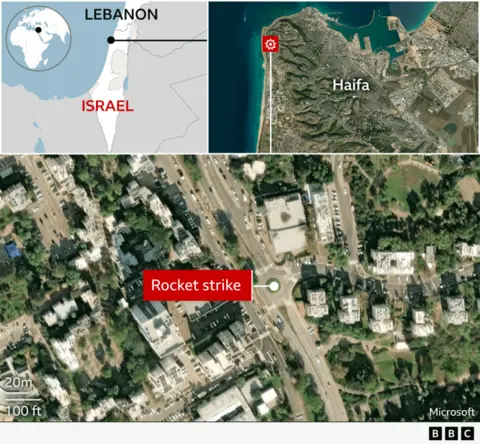 Hezbollah Claims Missile Strike on Israeli Defense Site Near Haifa