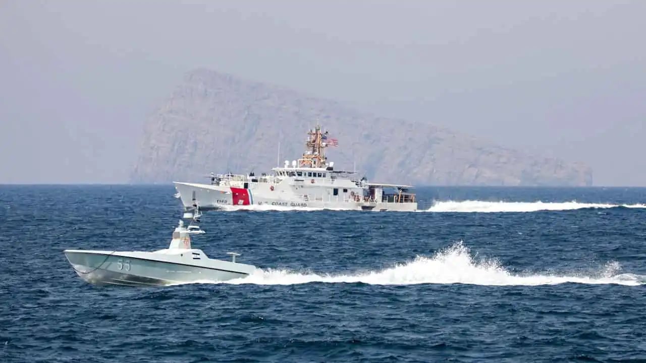 US Central Command Downs Iranian Drones Targeting Merchant Ships