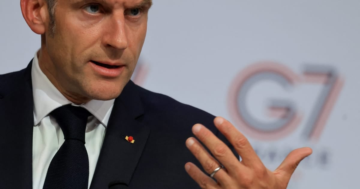 Macron calls emergency G7 meeting over energy surge and Russian cyber threats