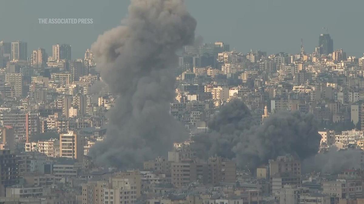 Israeli Airstrikes Target Southern Beirut Suburb in Seven Attacks