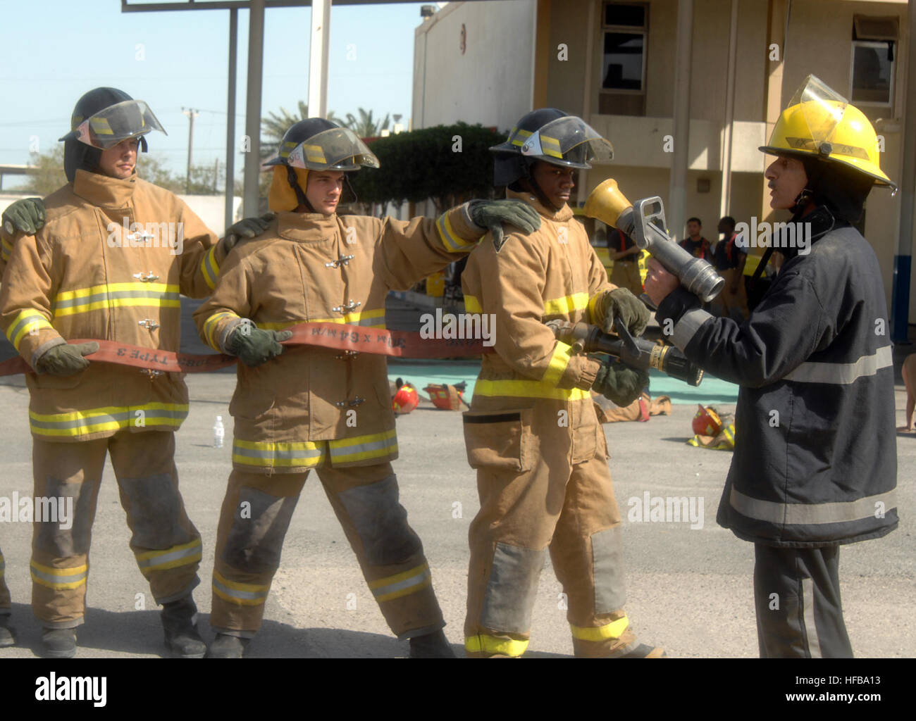 Bahrain's Civil Defense Extinguishes Fire Following Attack on Company Facility
