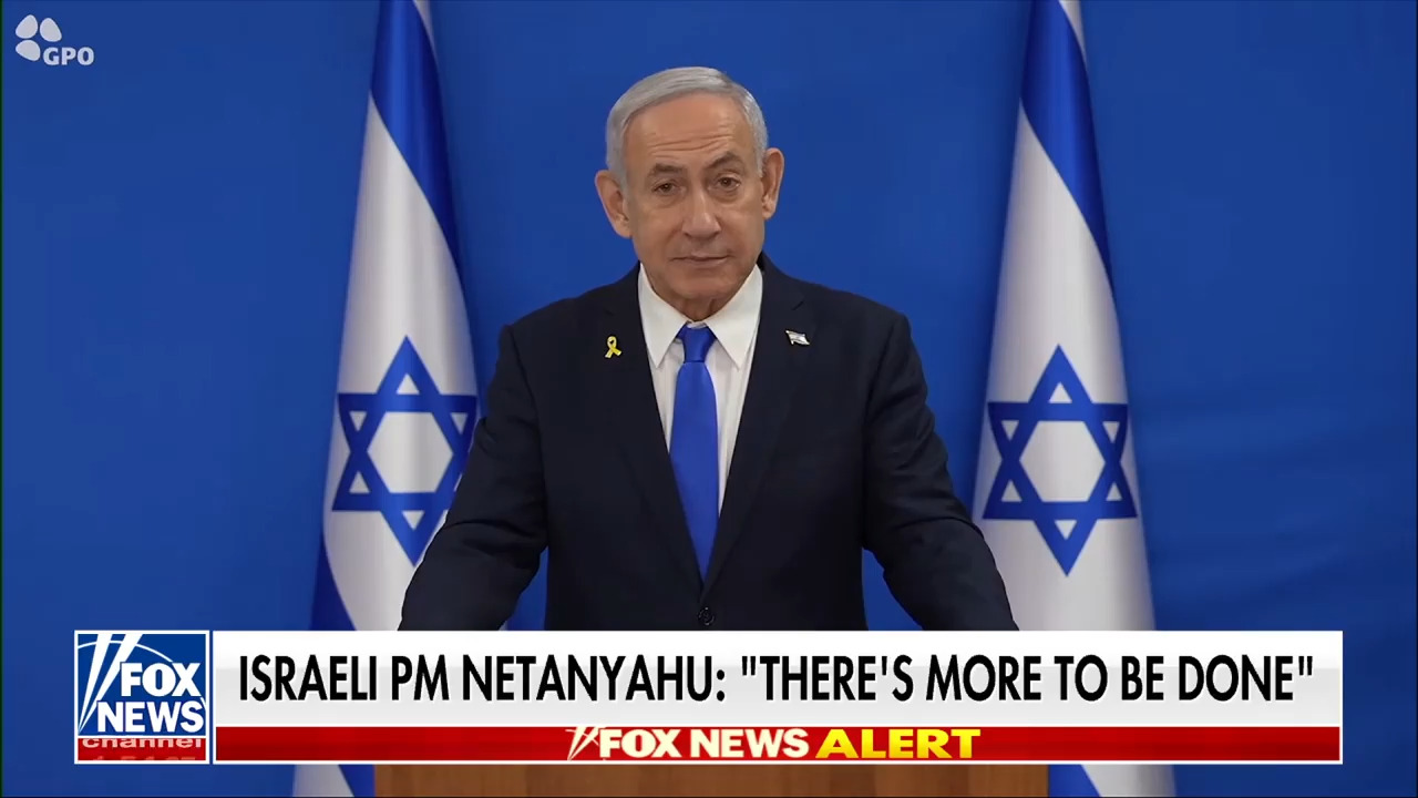 Netanyahu tells Fox News military action against Iran may continue for some time, but not for years. This raises