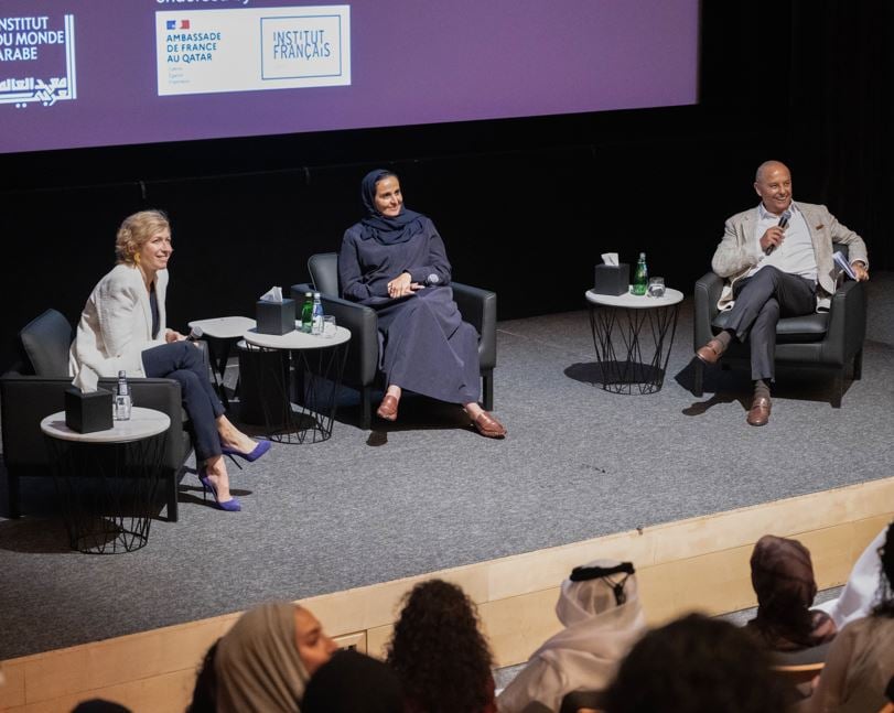 Sheikha Al Mayassa discusses culture's role in sustaining dialogue at QC Talks