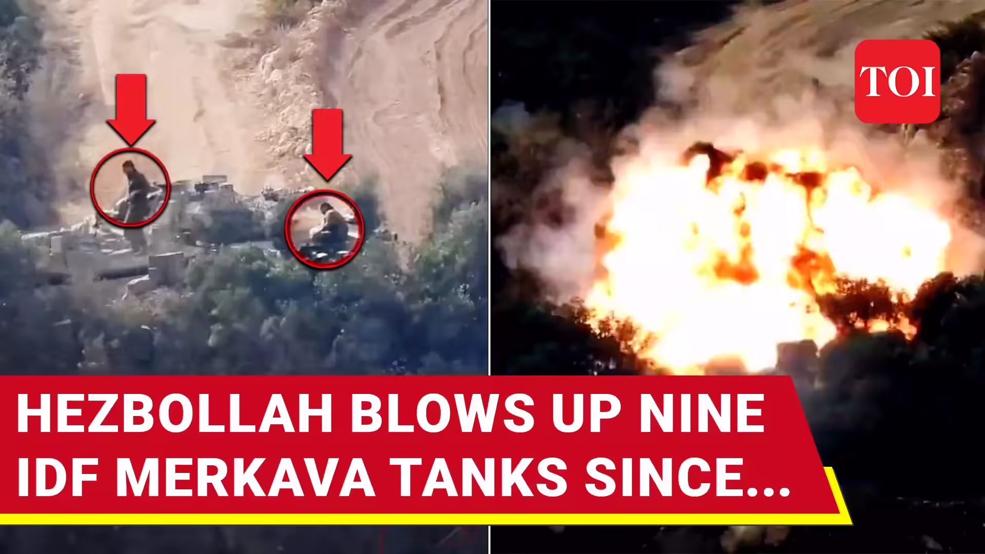 Hezbollah Claims Attack on Merkava Tank in Qantara with Guided Missile