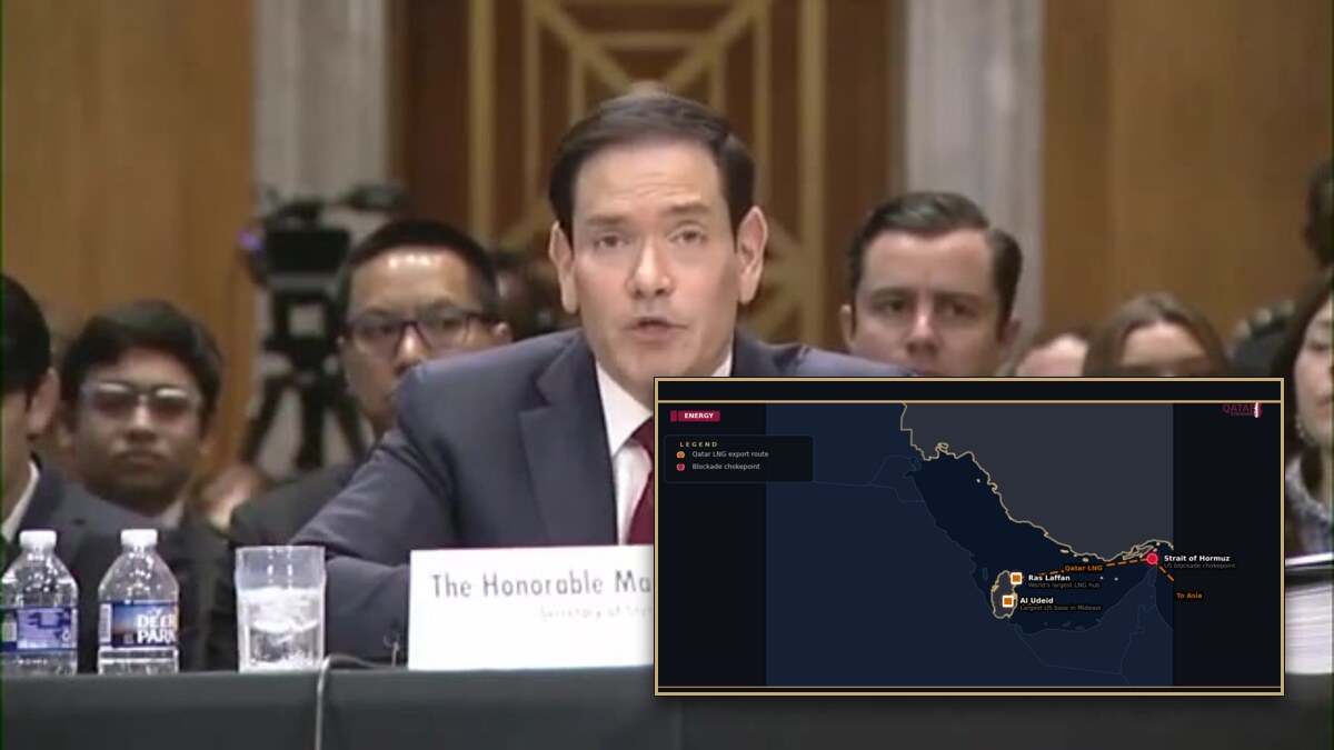 Rubio Confirms a US Blockade of Hormuz, Qatar's Gas Chokepoint