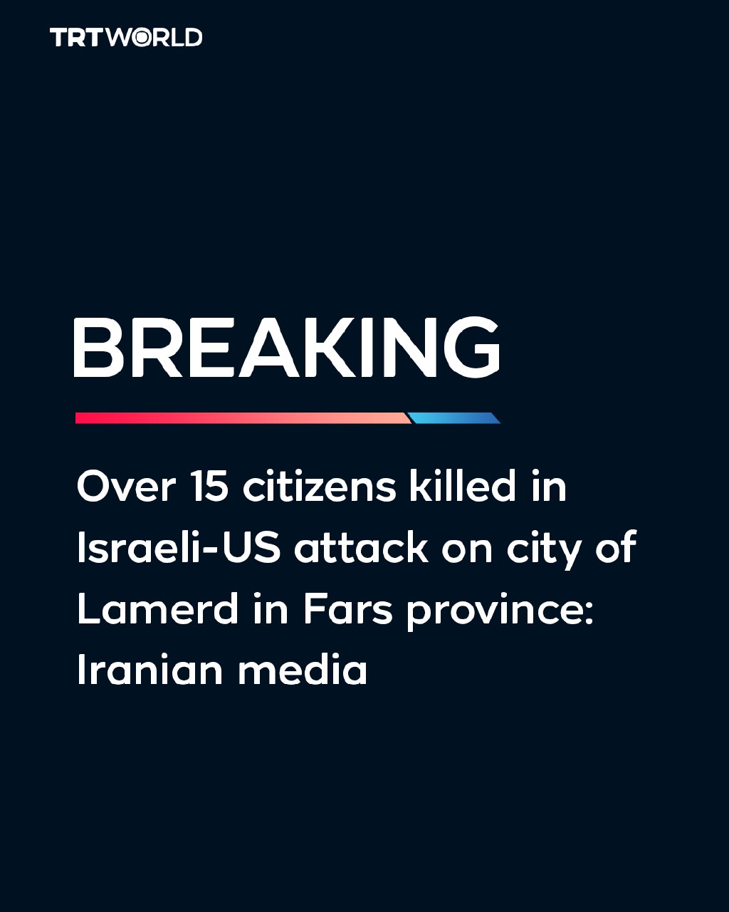 Double standards exposed: West condemns attacks on civilians elsewhere, but backs Israeli-US strike killing 15 in Iran