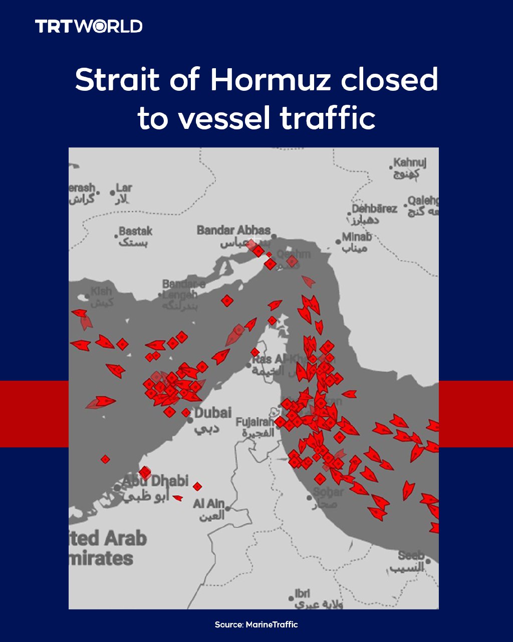 Iran's Revolutionary Guards halt ship traffic through Strait of Hormuz, major oil route