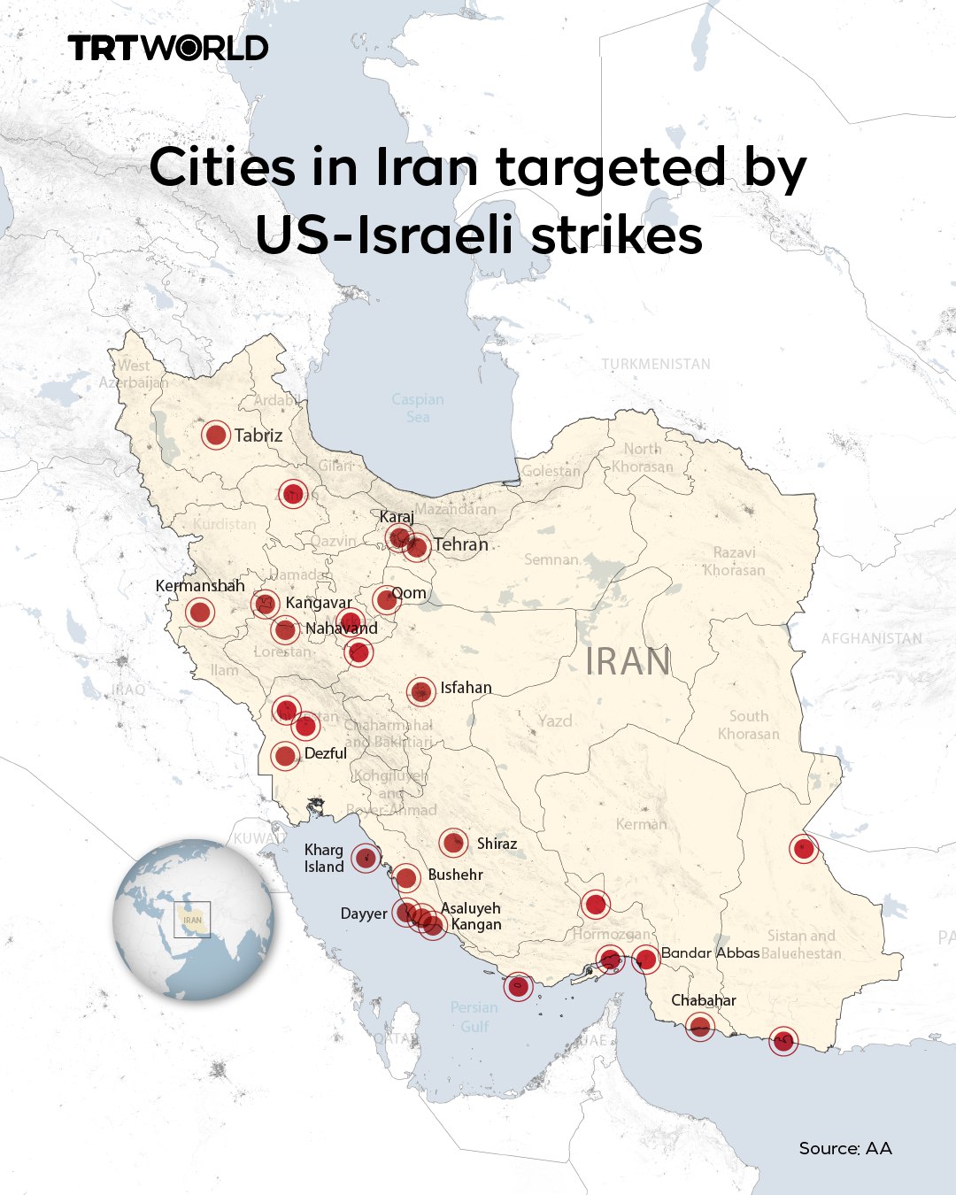 US and Israel launch joint operation against Iran, targeting multiple cities including Tehran