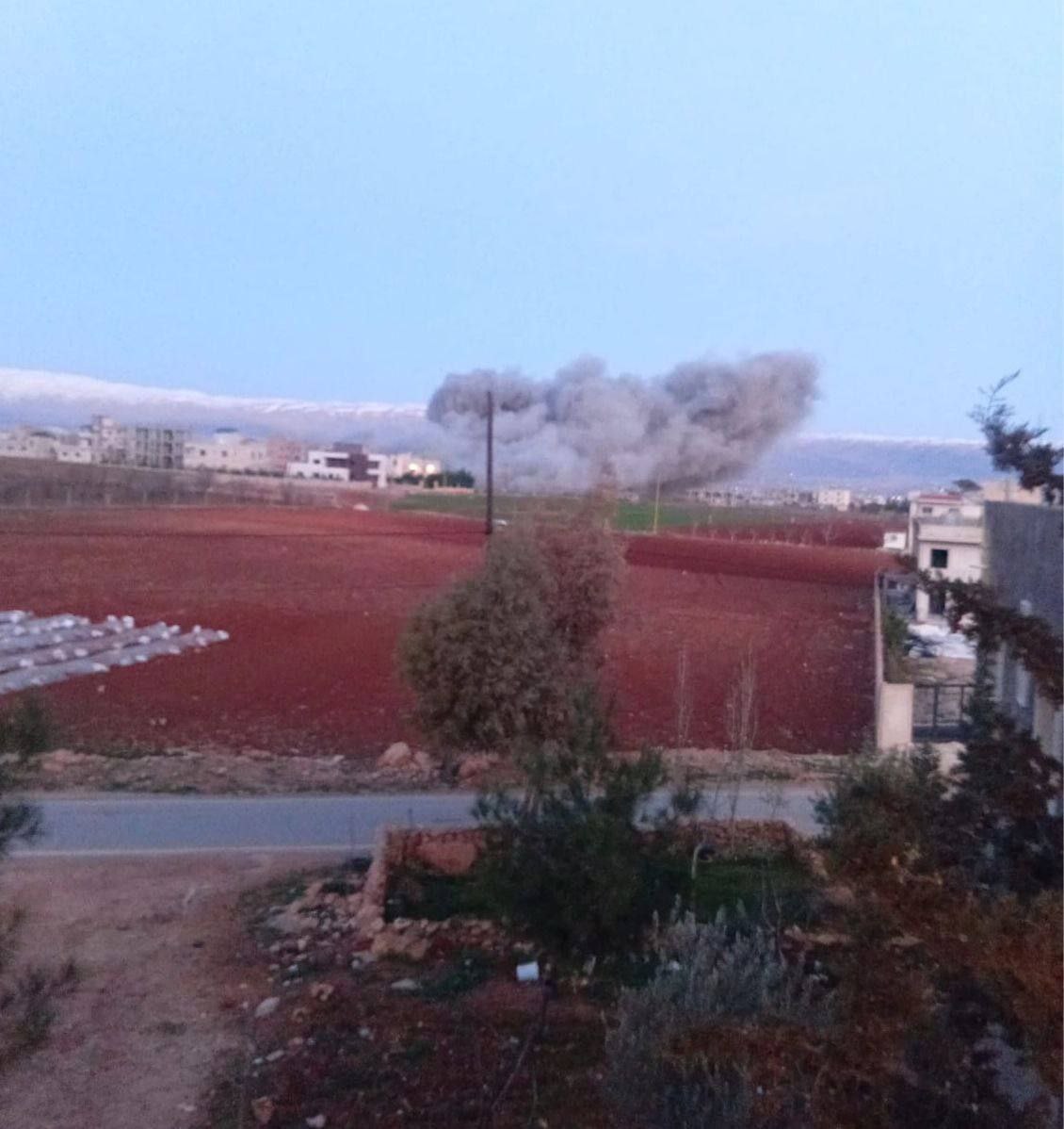 Israeli airstrike targets Douris town in Baalbek, eastern Lebanon.