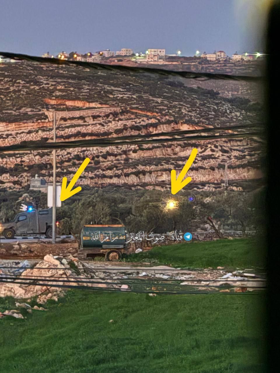 Israeli forces raid the village of Ma'ale Efraim, northeast of Ramallah.