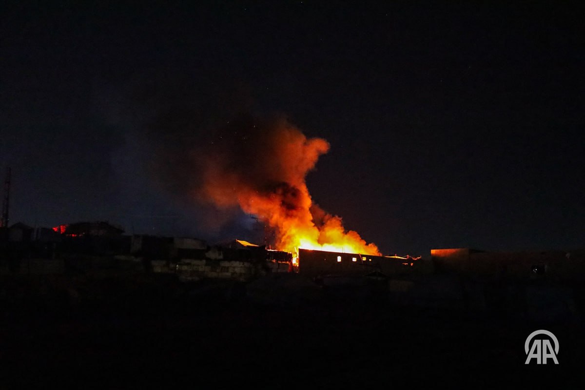 Fire erupts in UAE's Fujairah Oil Industries Zone after drone attack.