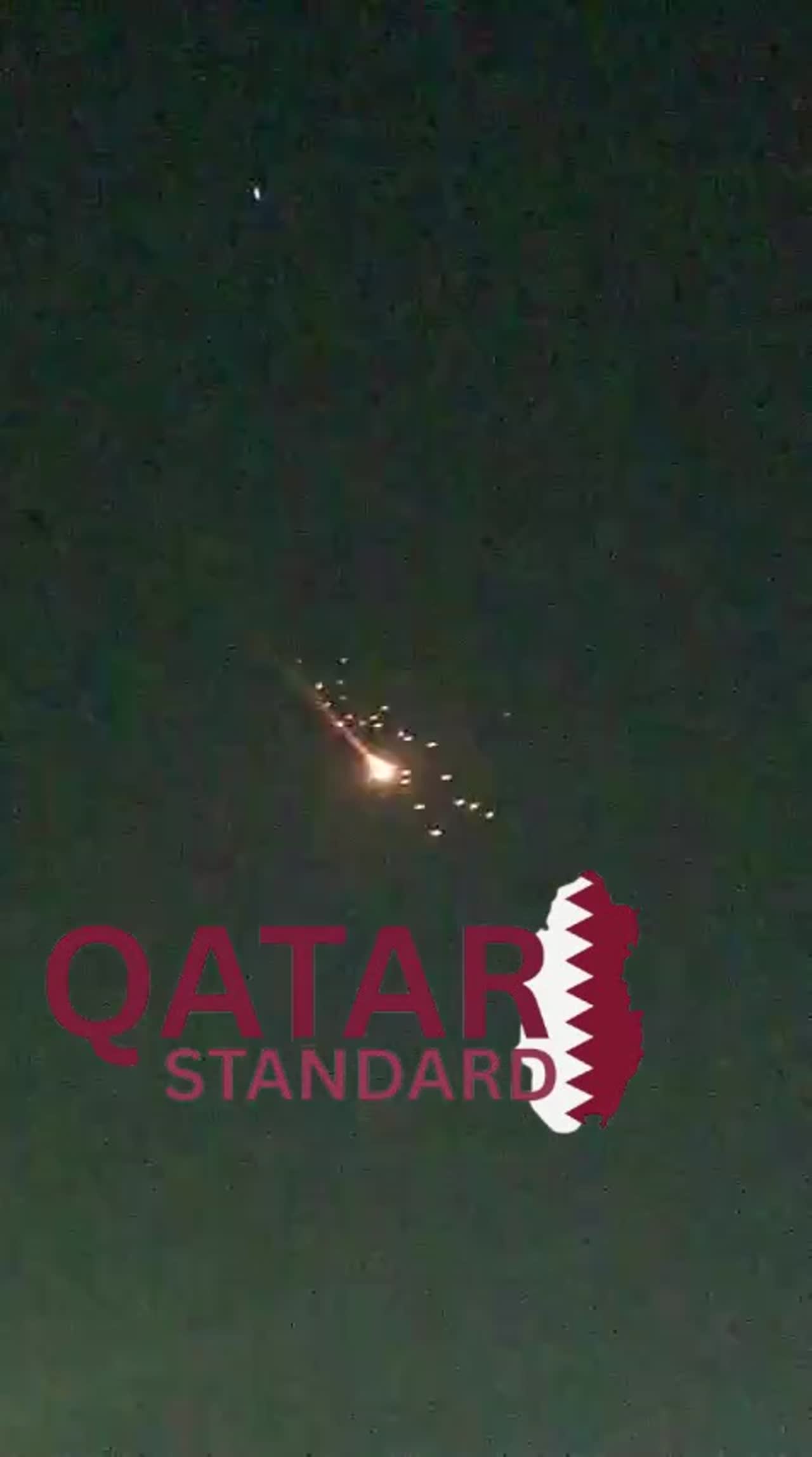 Iranian missiles fly over occupied Palestinian territories