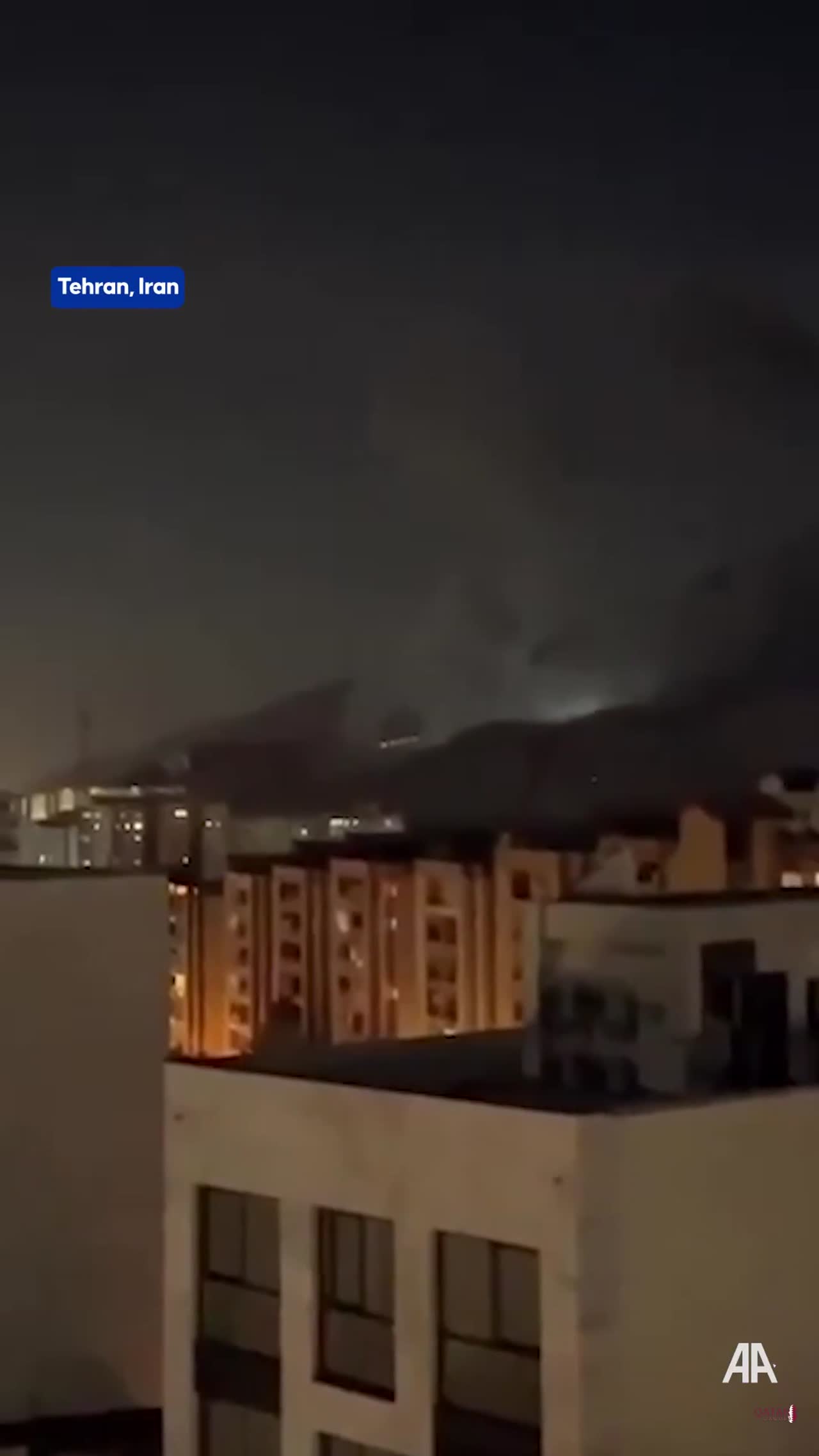 Explosions reported in Tehran as Israel escalates airstrikes