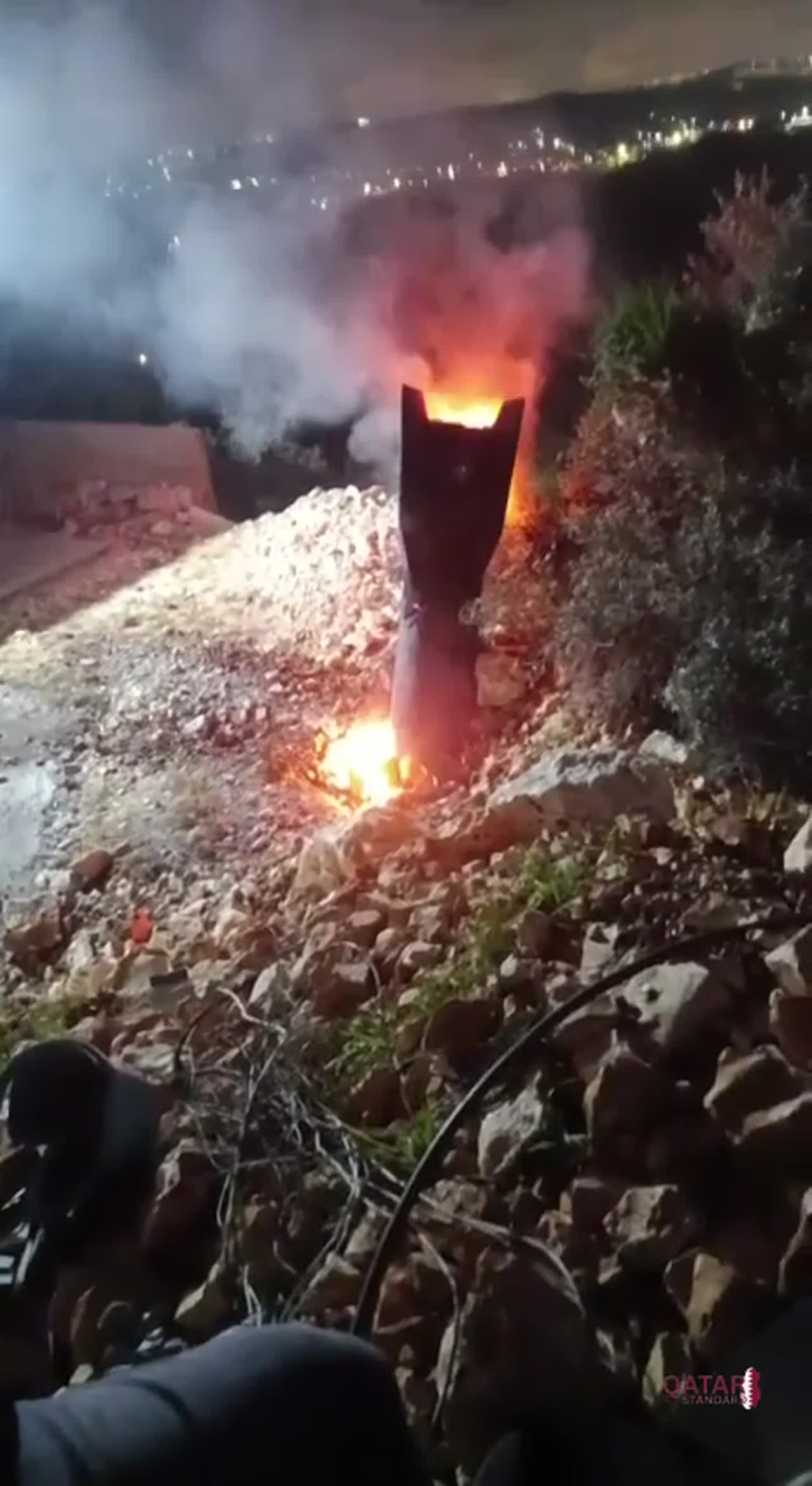 Rocket debris falls in Kifl Haris in northern West Bank, no injuries reported.