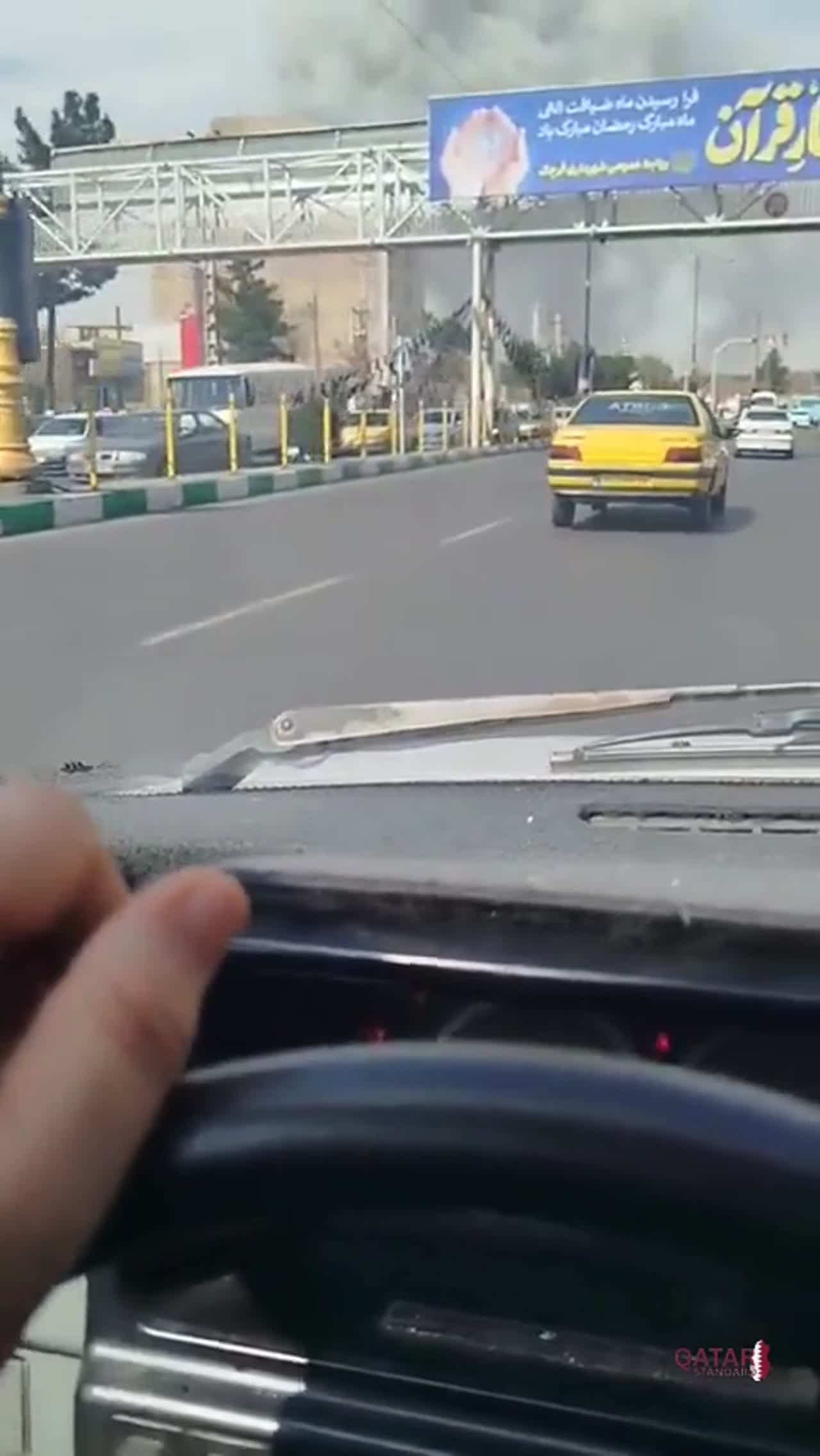 Israeli airstrikes hit the capital Tehran.