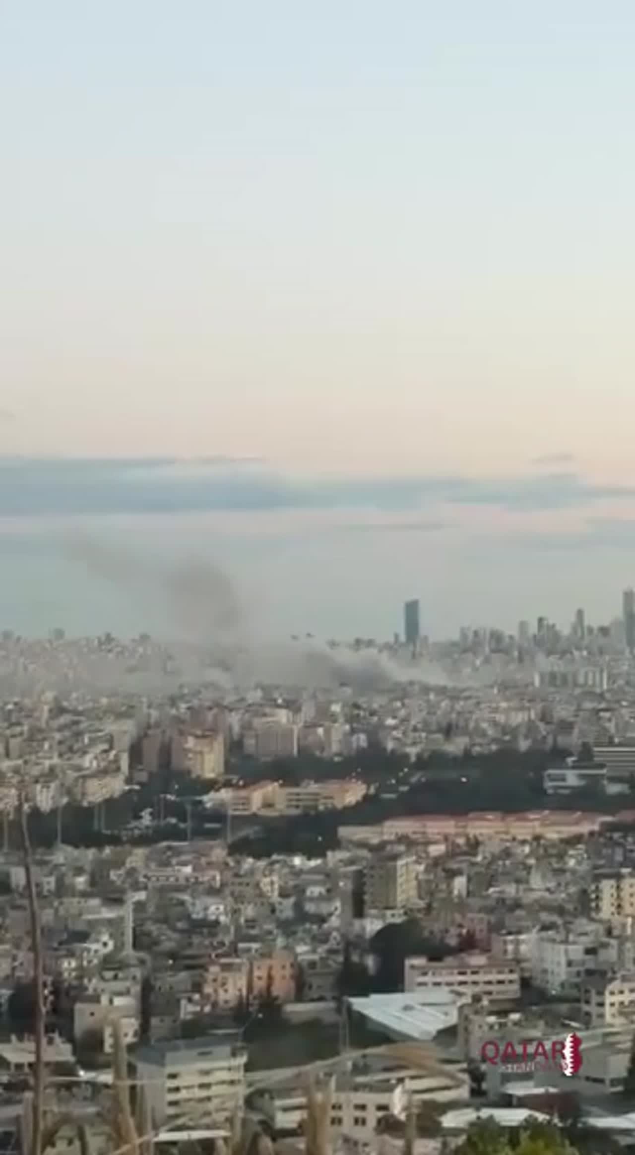 Israeli airstrikes target southern Beirut