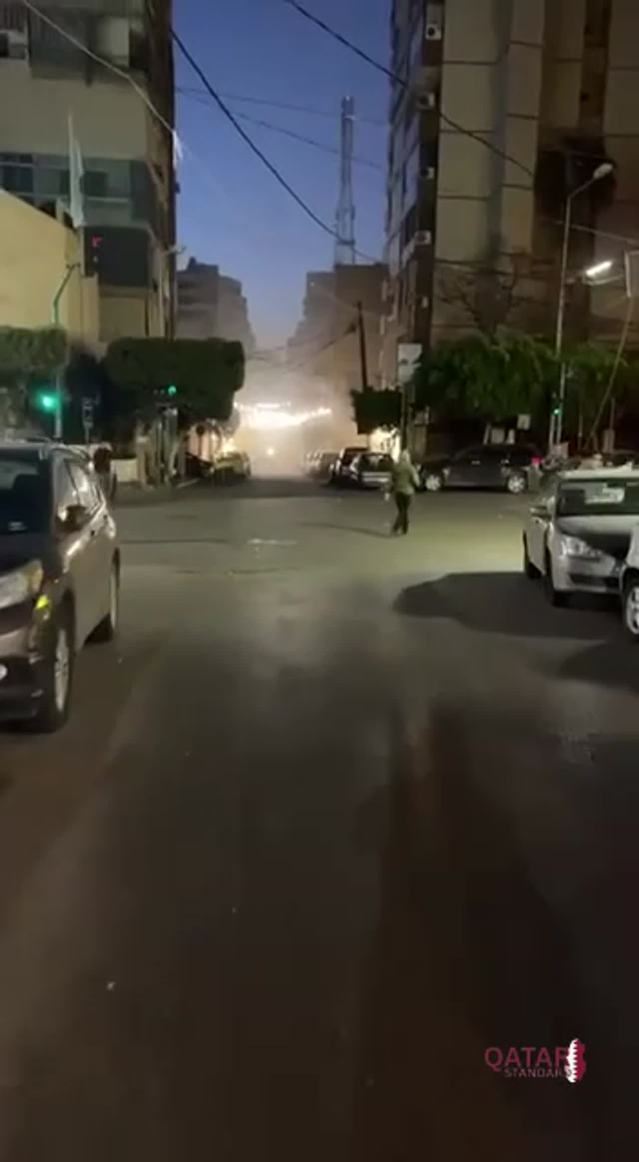 Israeli occupation strikes building in Beirut