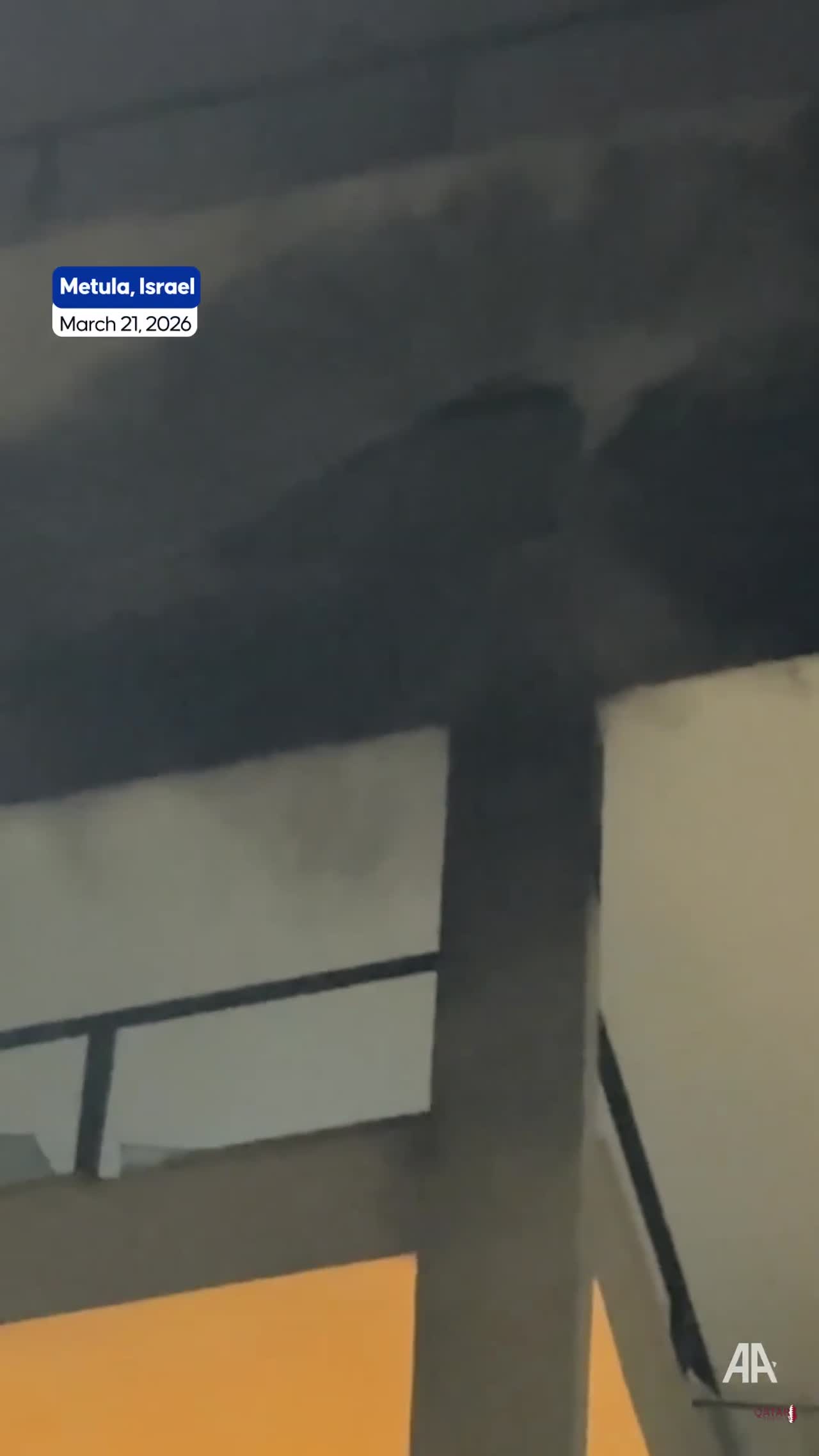 Rocket Barrage from Lebanon Damages Buildings in Northern Israel