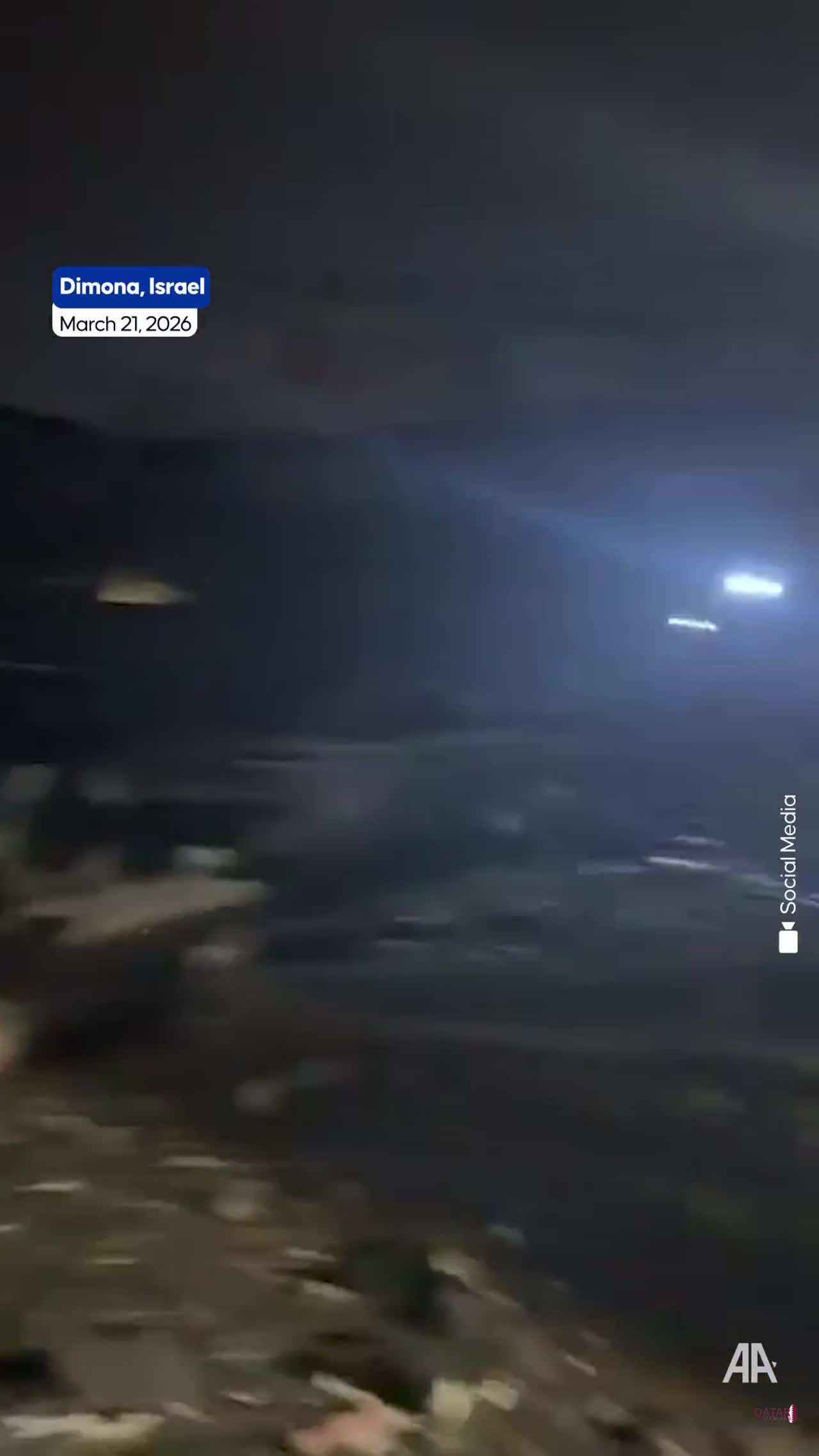 Iranian Missile Strikes Target Dimona, Injuring 23 in Southern Israel