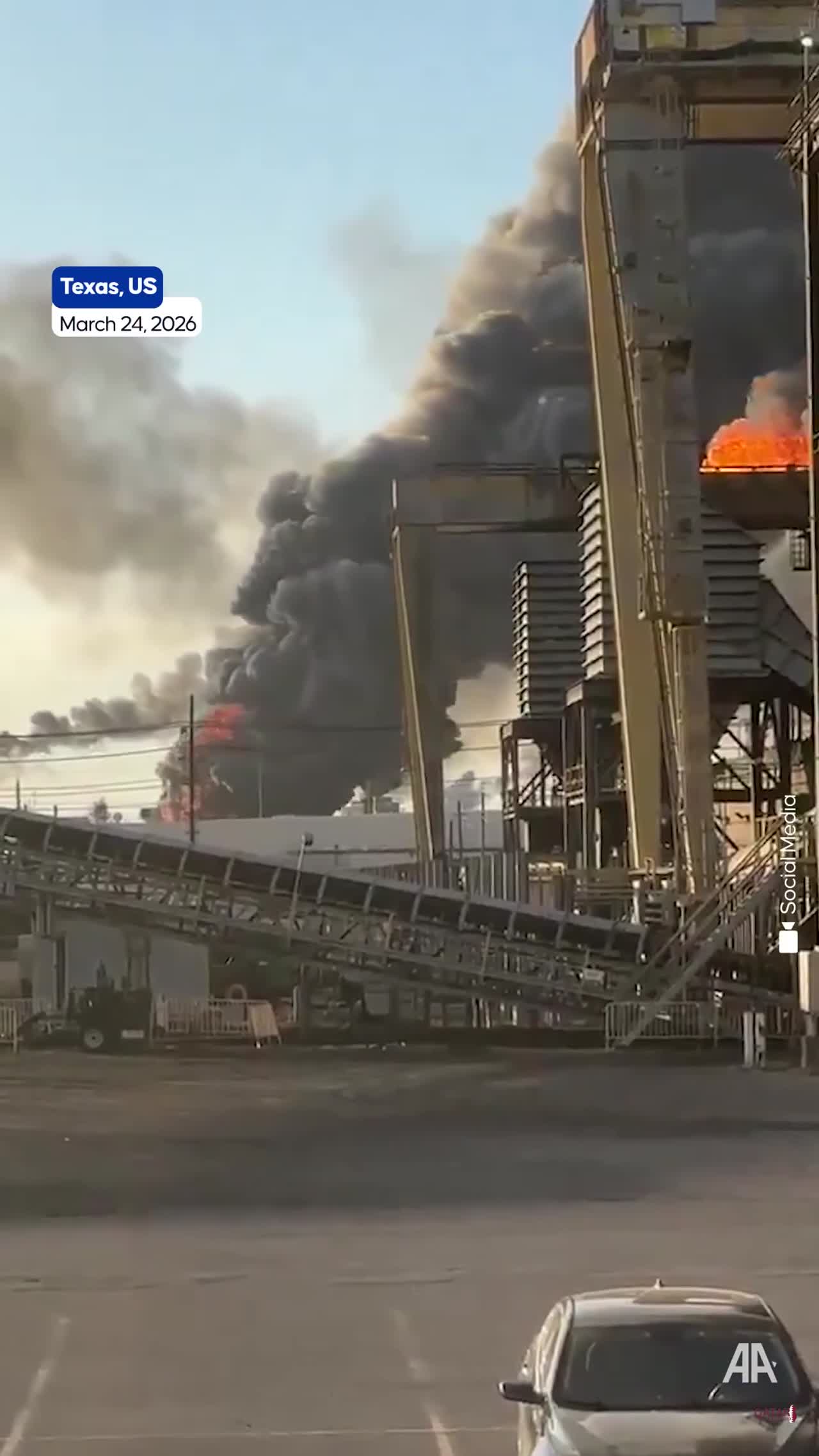 Explosion at Valero Refinery in Texas Triggers Fire and Shelter-in-Place Order