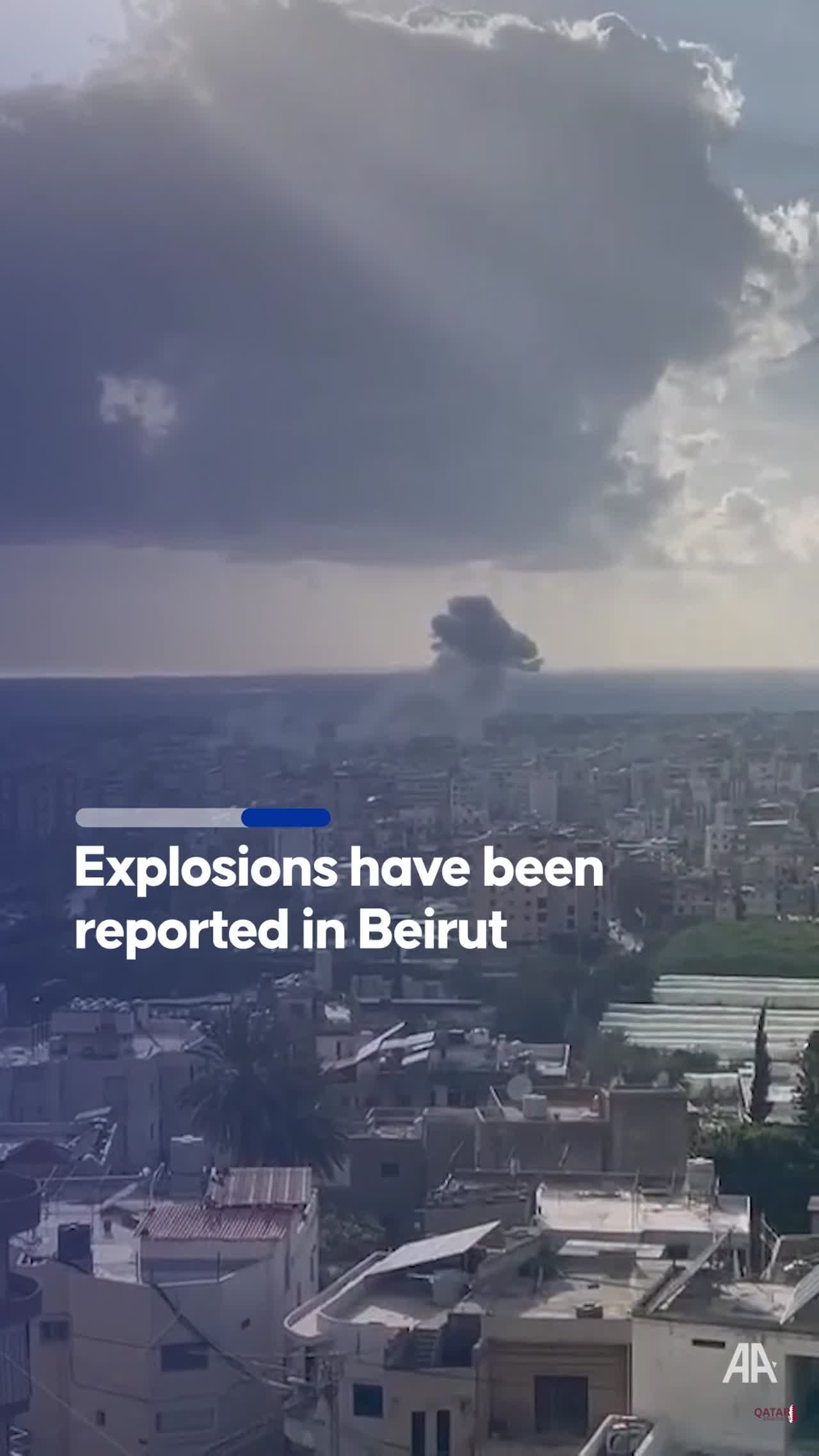Explosions Reported in Beirut, Lebanon