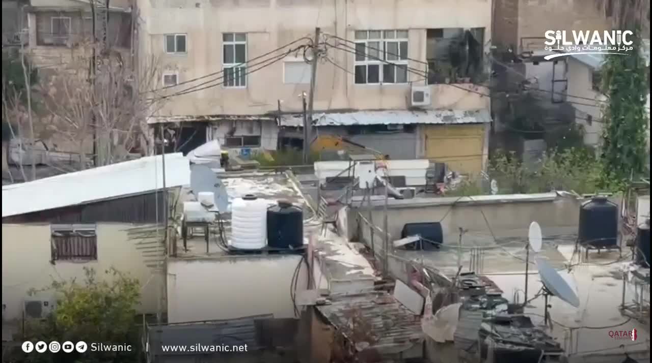Israeli Forces and Bulldozer Enter Al-Bustan Neighborhood in Silwan, Jerusalem