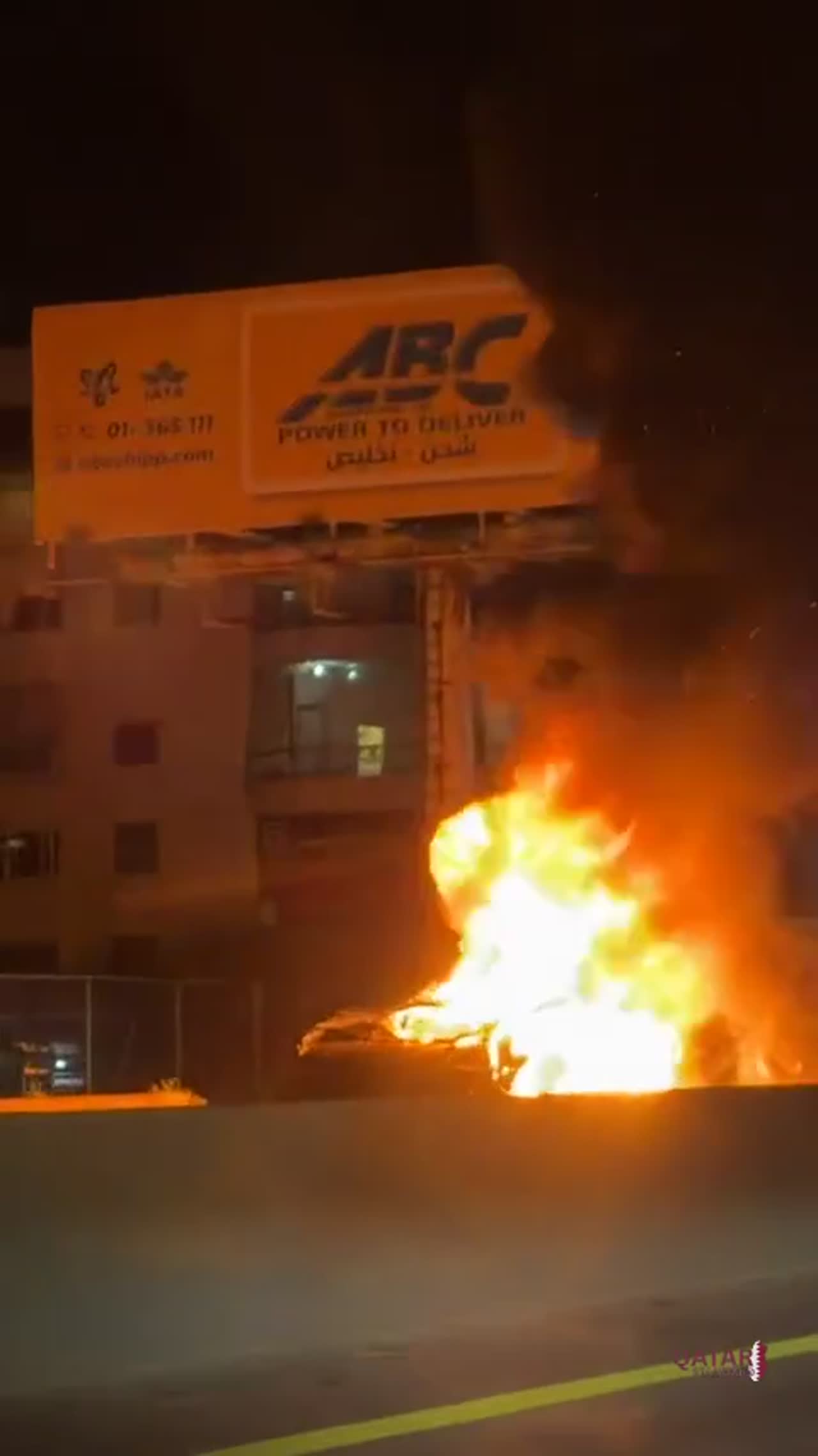Israeli Drone Strikes Vehicle on Khalde Highway South of Beirut