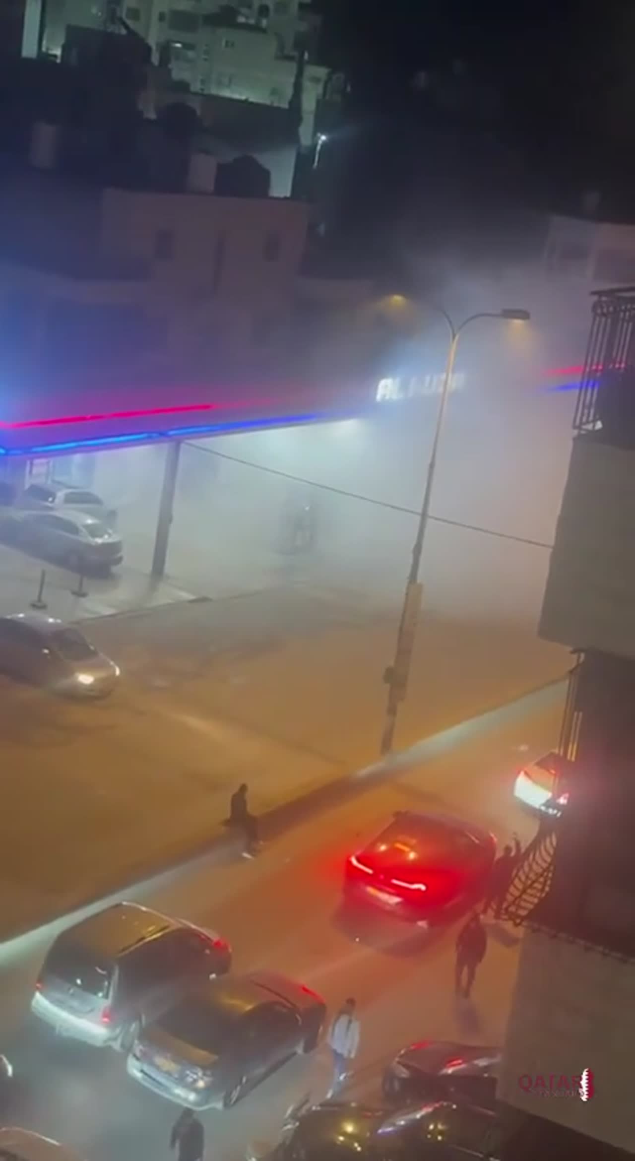 Israeli Forces Fire Tear Gas During Raid on Qalandiya Refugee Camp