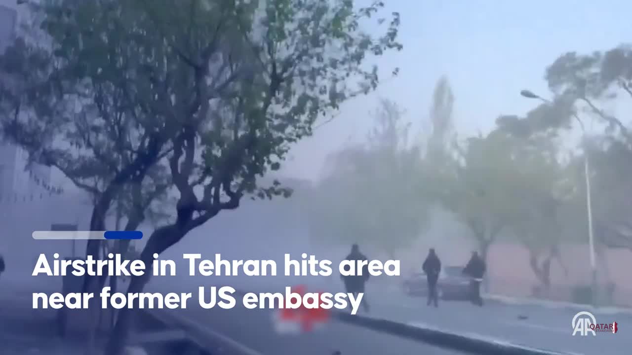 US-Israeli Airstrike Targets Former US Embassy in Tehran, Causing Damage