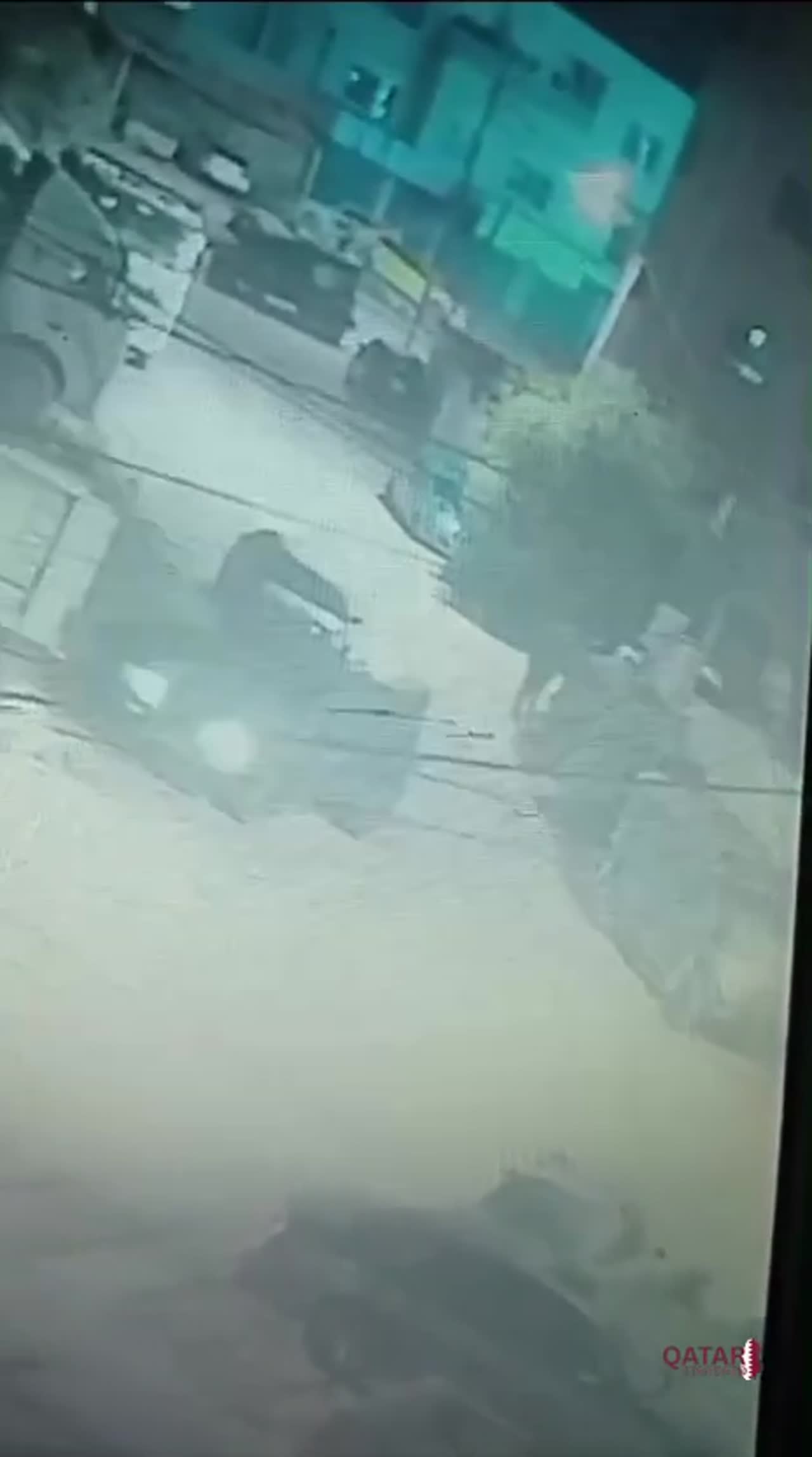 Israeli forces conduct large-scale military incursion in Nablus neighborhood