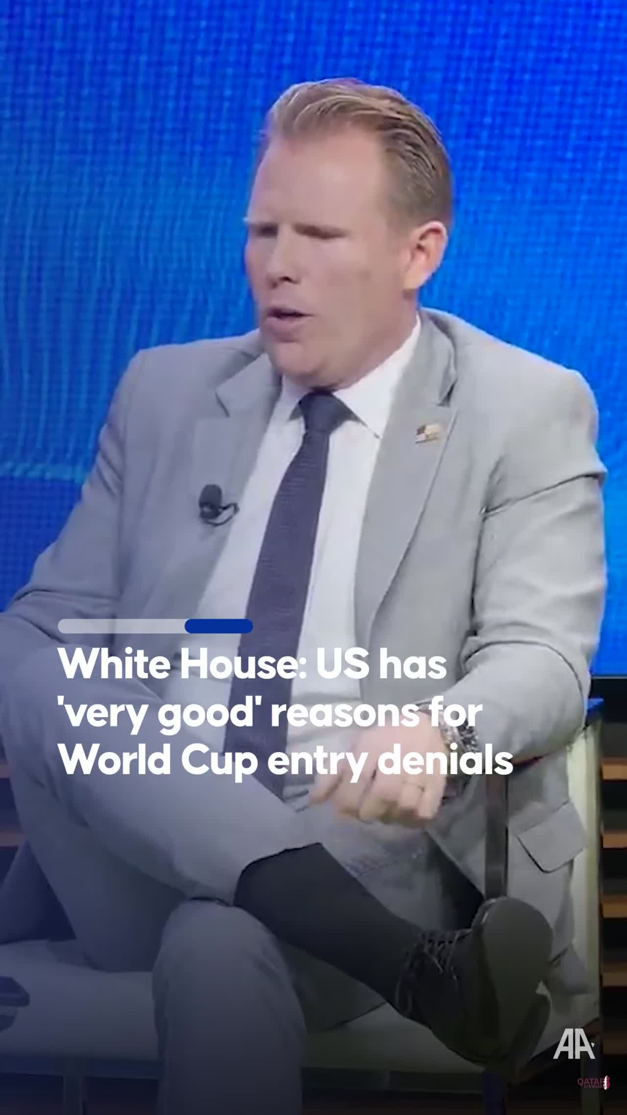 White House Official Defends US Visa Restrictions Ahead of World Cup